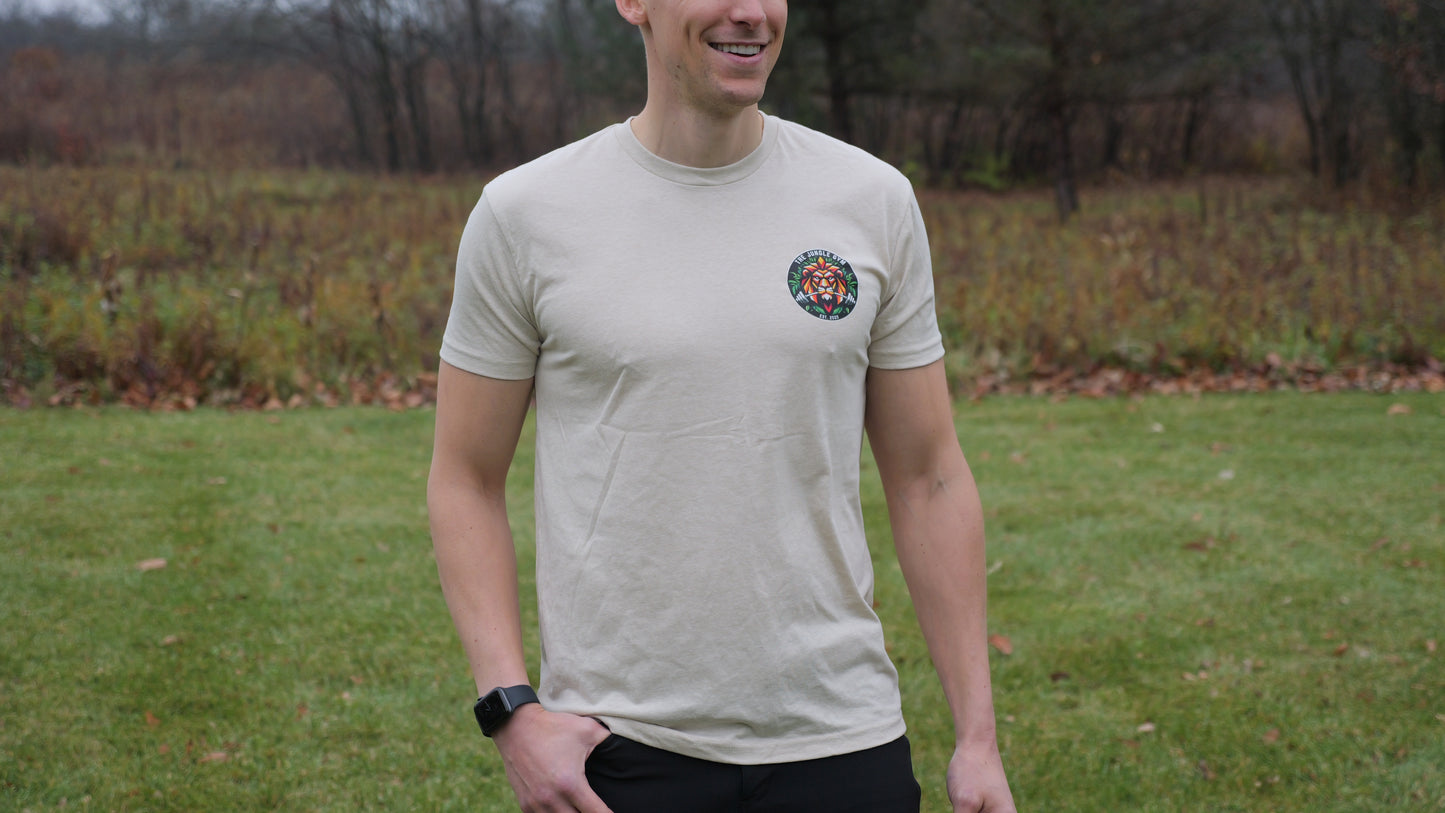 The Jungle Gym Logo T-Shirt - HEATHER TAN